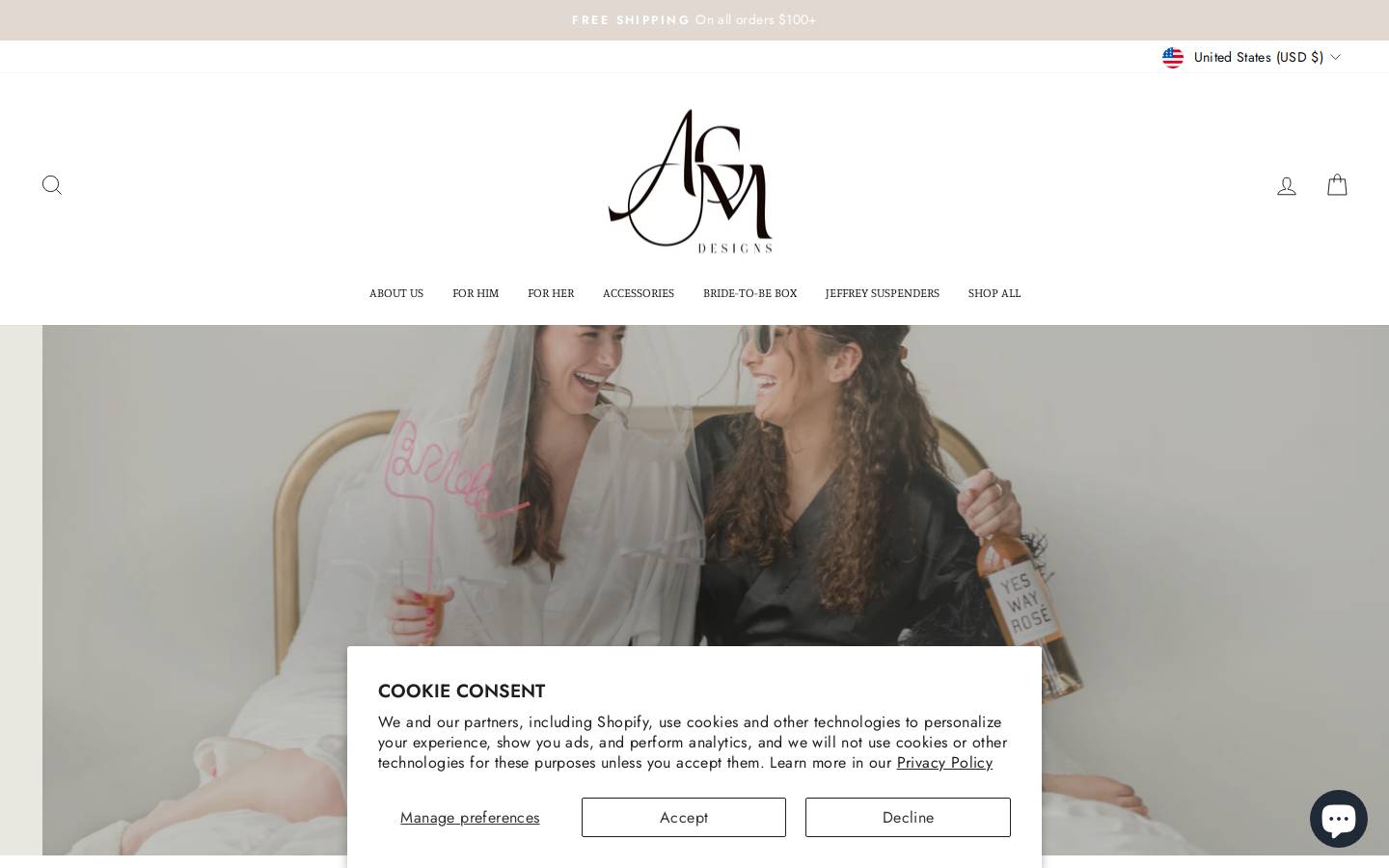 amygracemonograms.com homepage screenshot