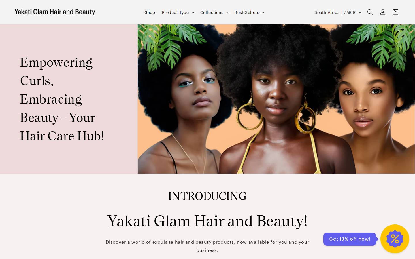 amylaafrica.com homepage screenshot