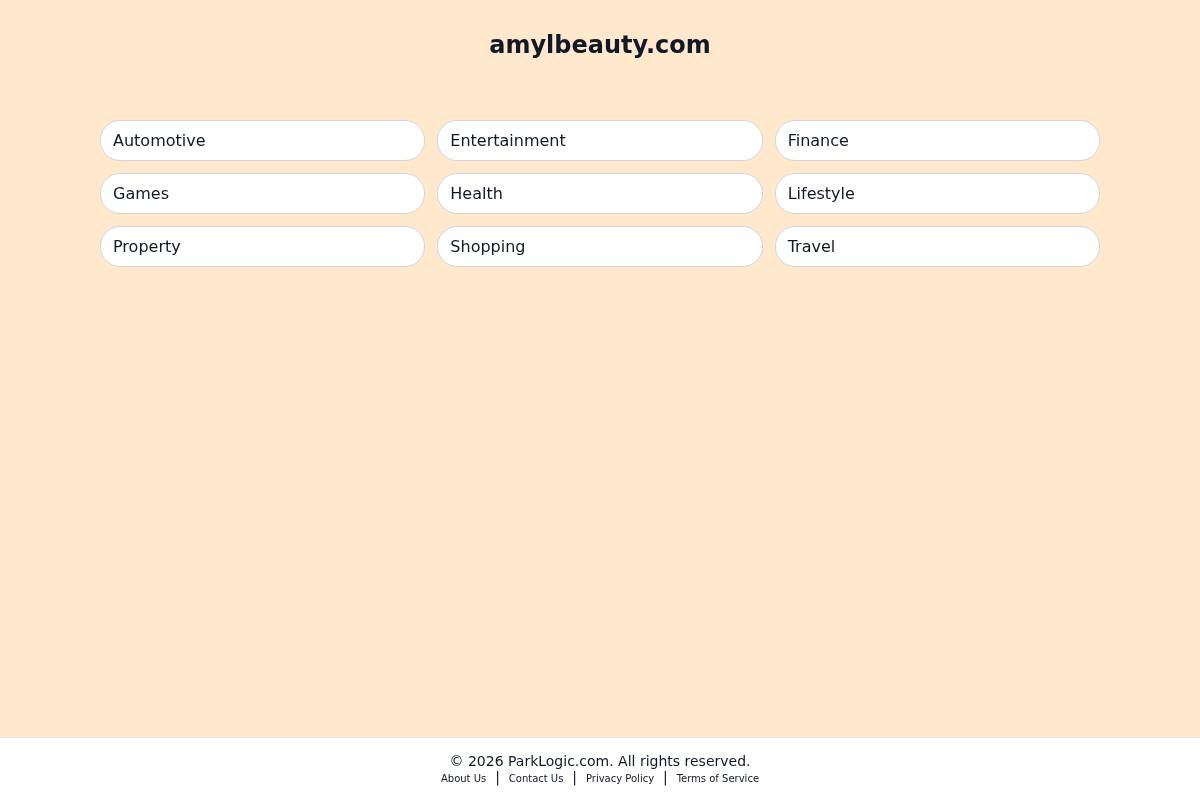 amylbeauty.com homepage screenshot