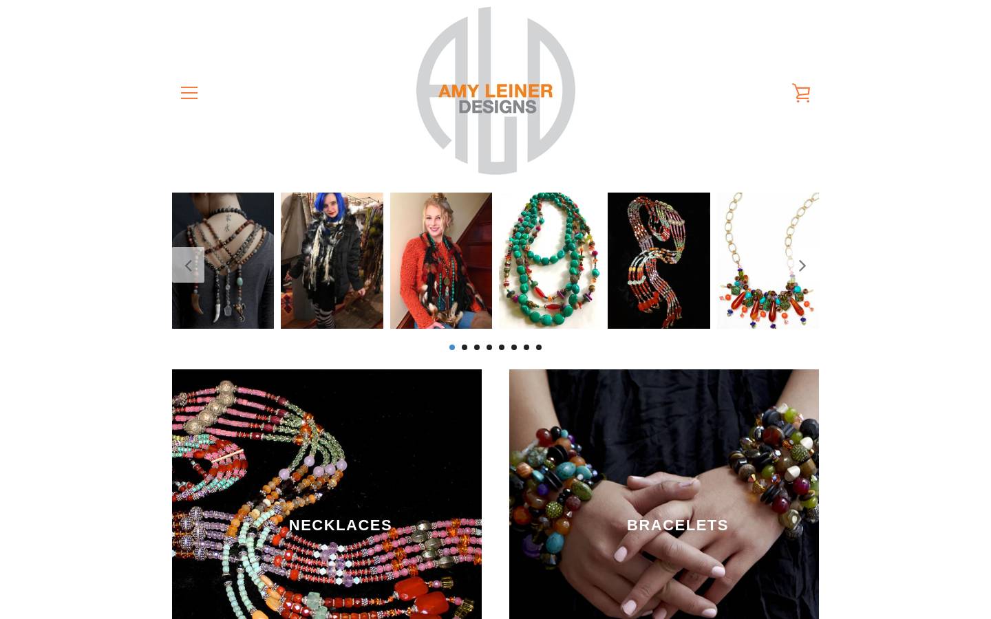 amyleinerdesigns.com homepage screenshot