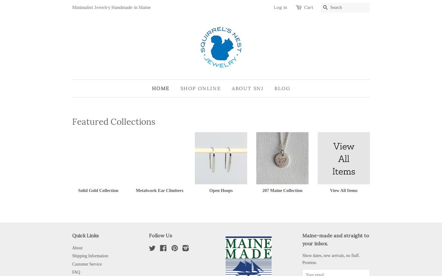 amymazzurco.com homepage screenshot