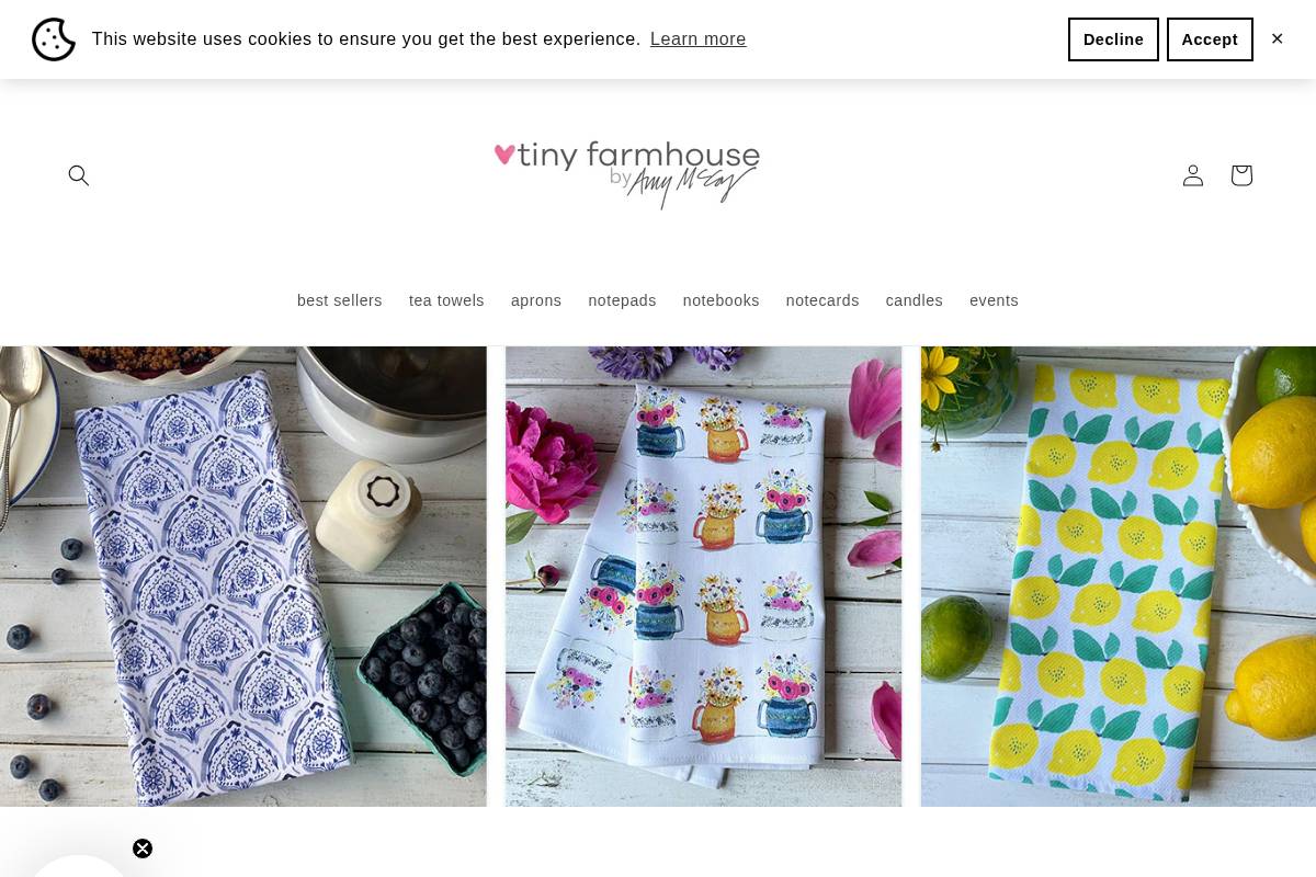 amymccoy.com homepage screenshot