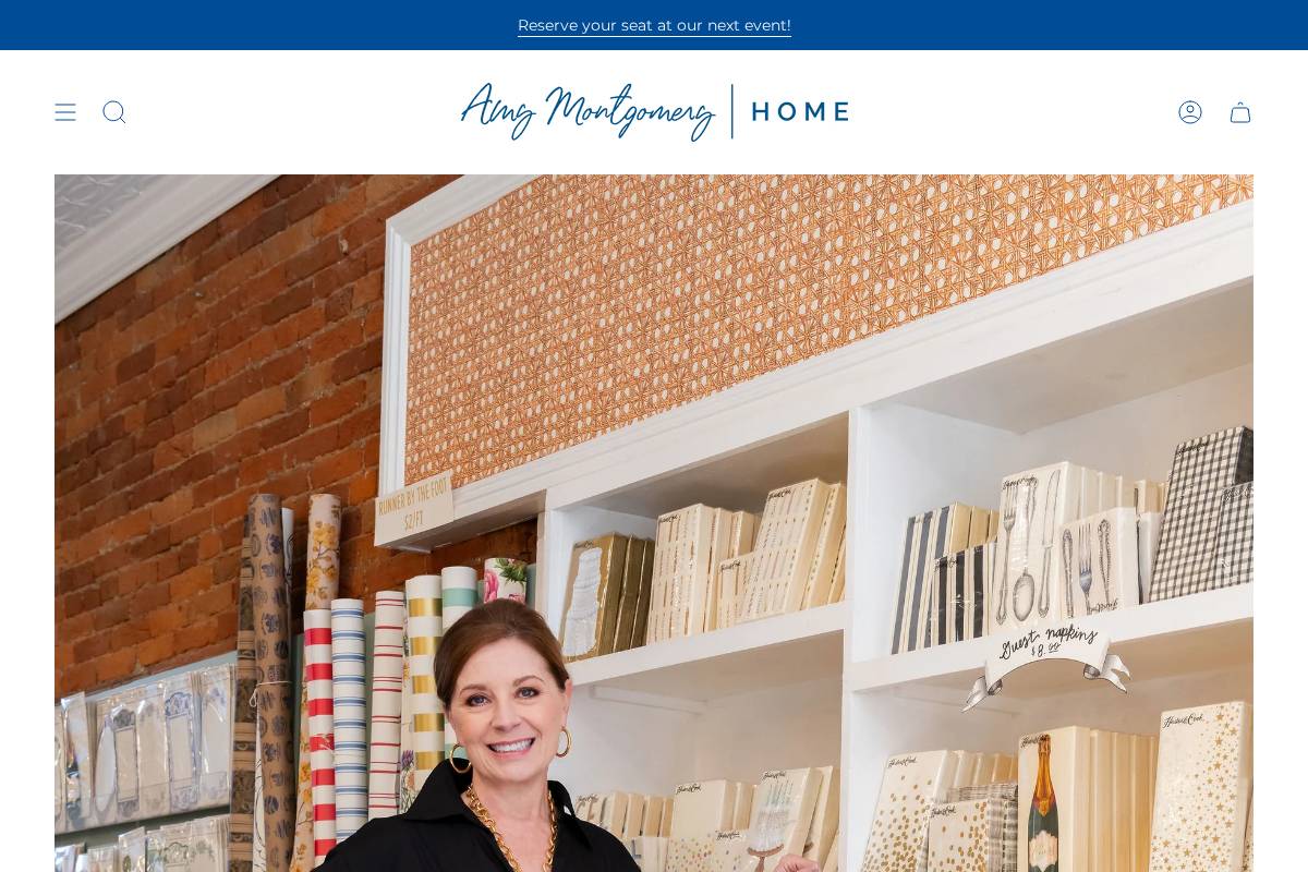 amymontgomeryhome.com homepage screenshot
