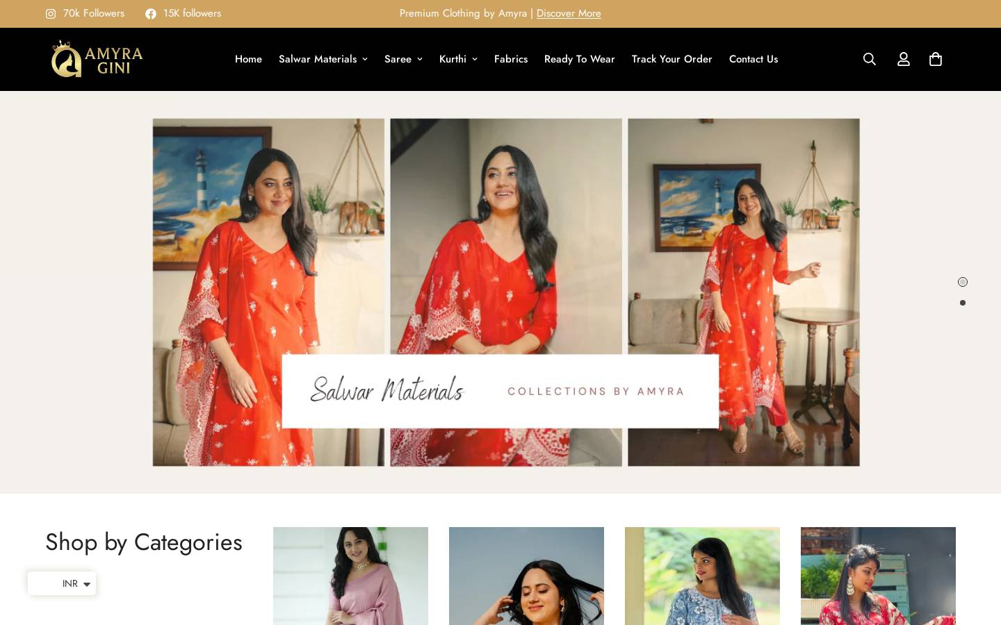 amyraonline.com homepage screenshot