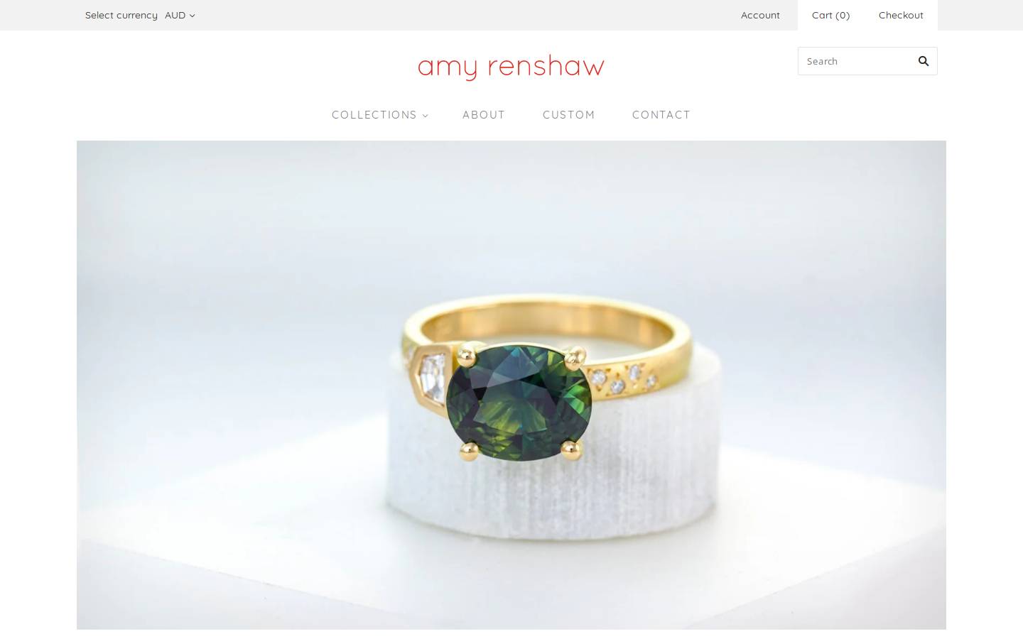 amyrenshaw.com homepage screenshot