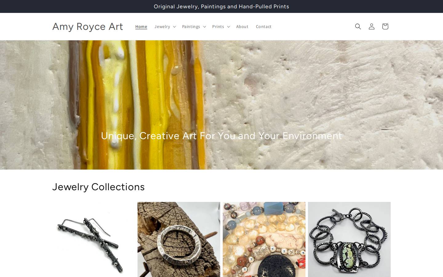 amyroyce.com homepage screenshot