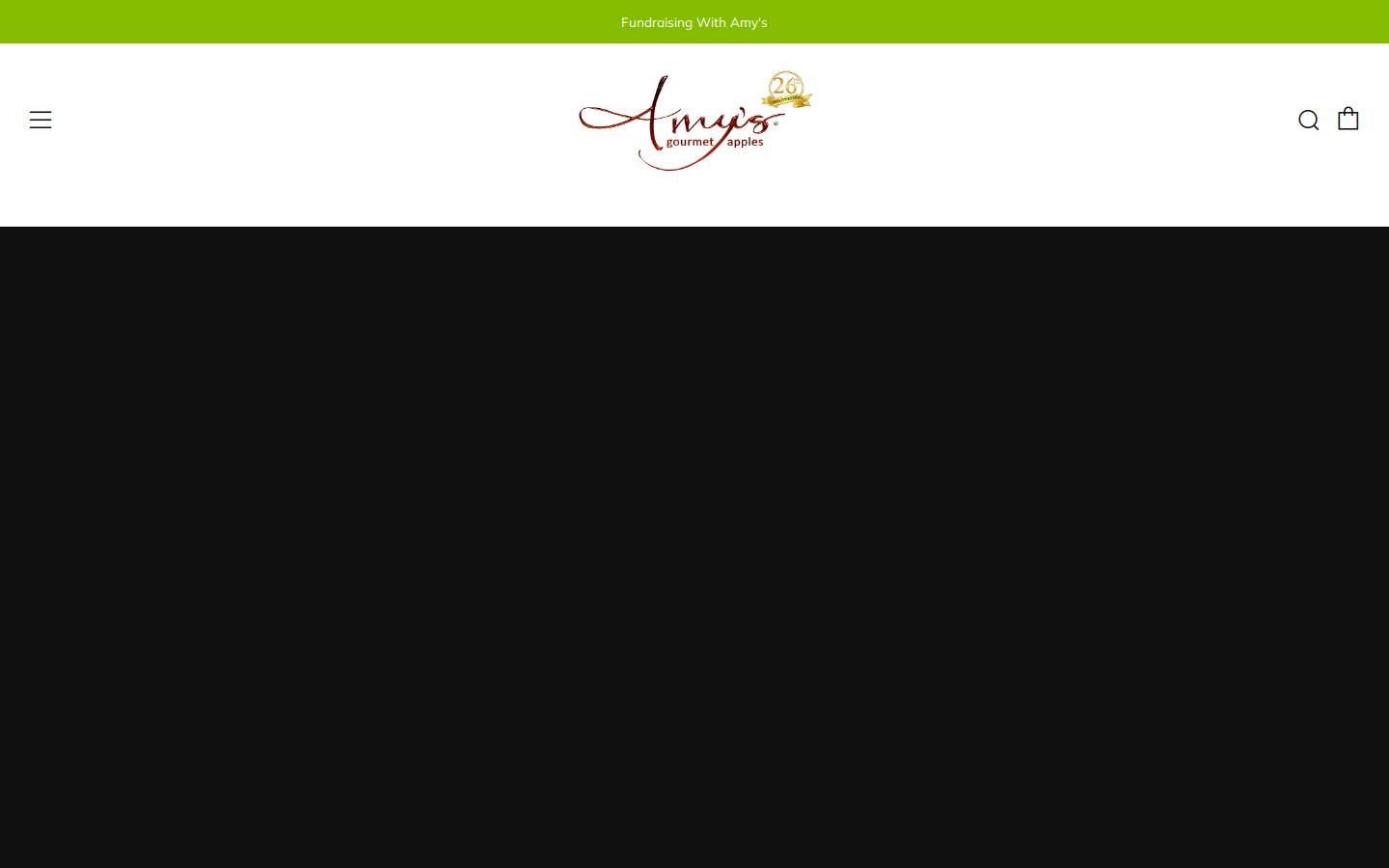 amysfundraising.com homepage screenshot