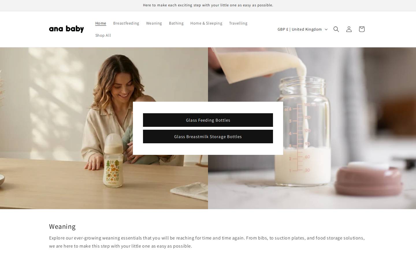 anababy.com homepage screenshot