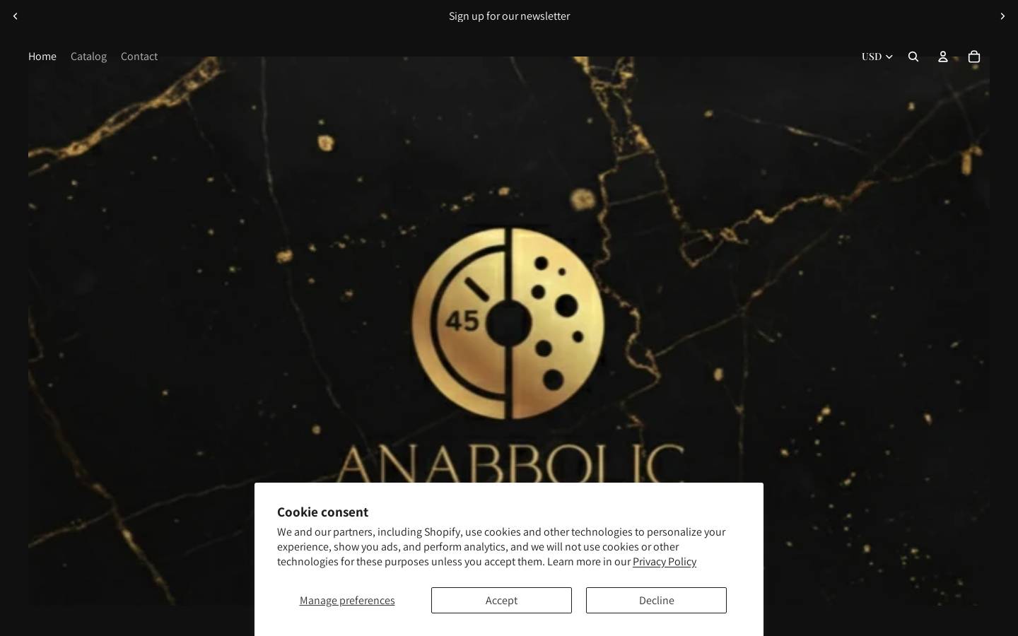 anabbolicsweetsco.com homepage screenshot