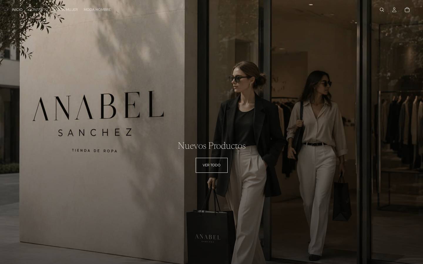 anabel-sanchez.com homepage screenshot