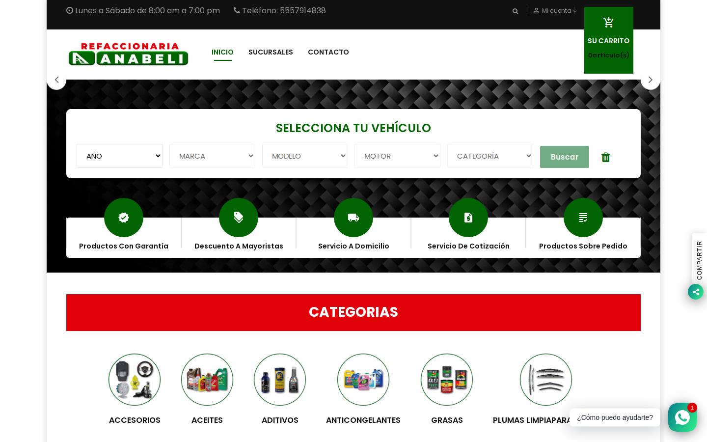 anabeli.mx homepage screenshot