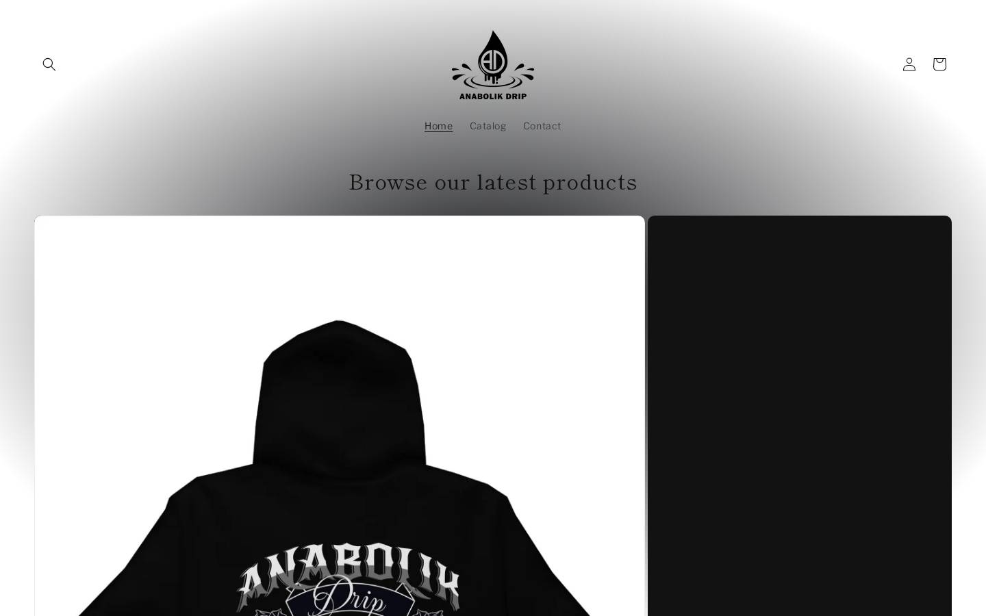 anabolikdrip.com homepage screenshot