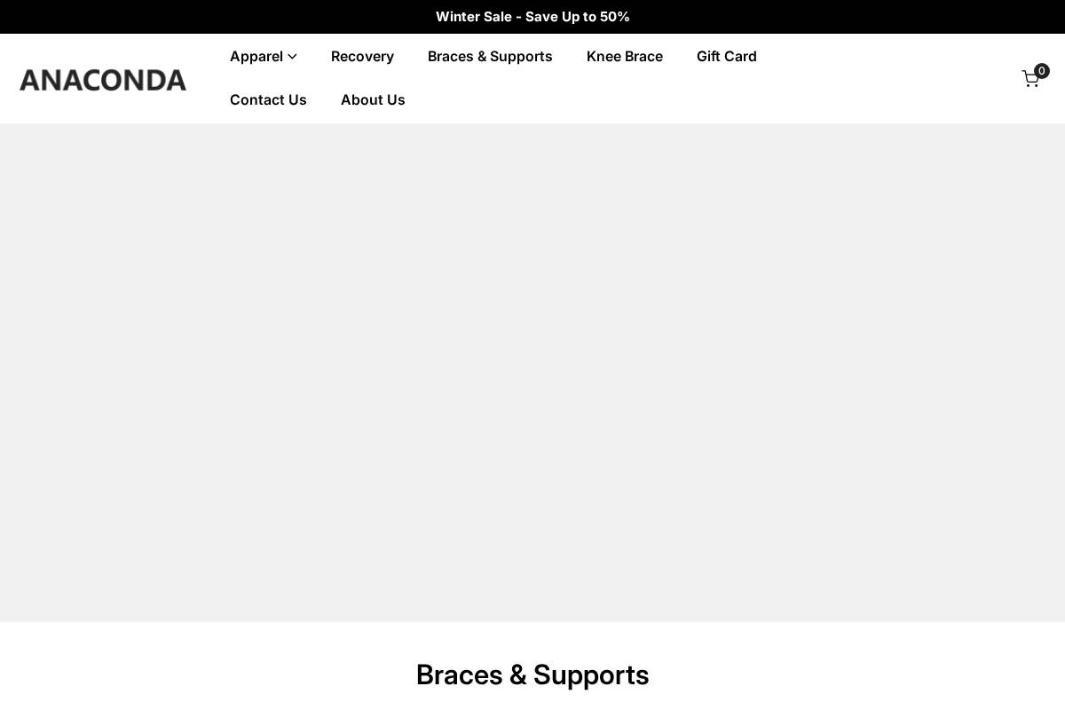 anacondaperformance.com homepage screenshot