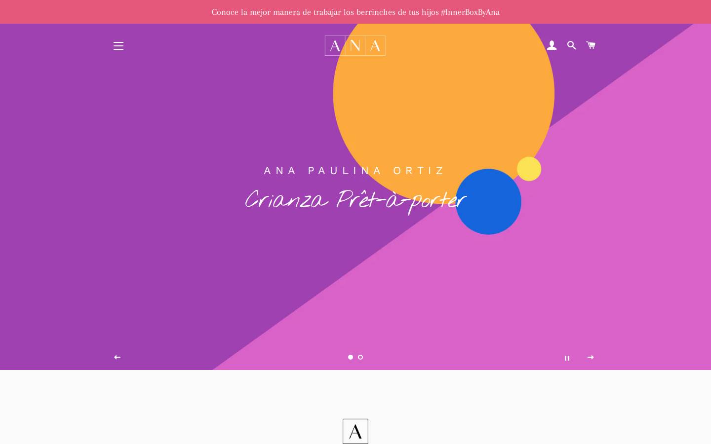 anacrianzapap.com homepage screenshot