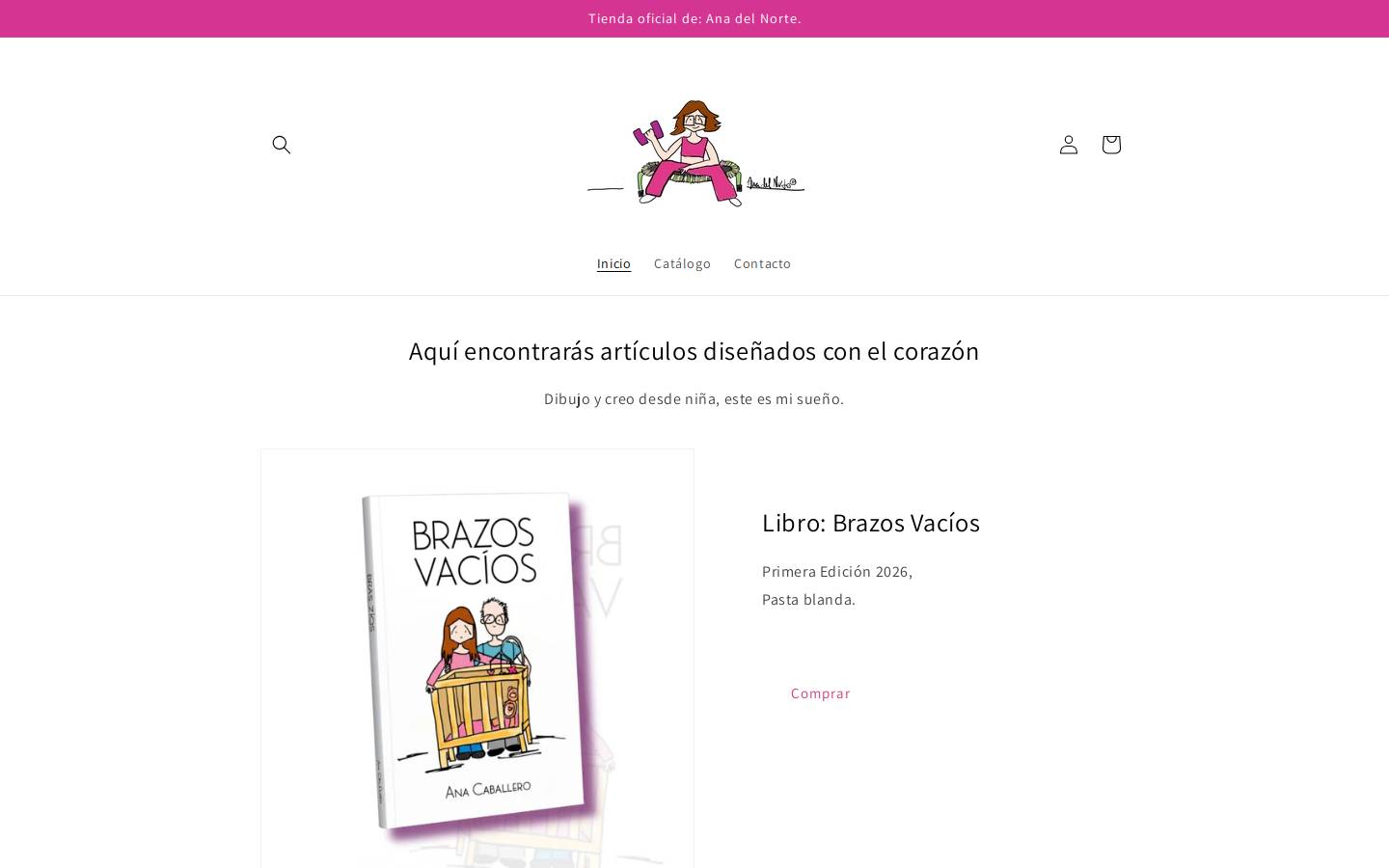 anadelnorte.com homepage screenshot