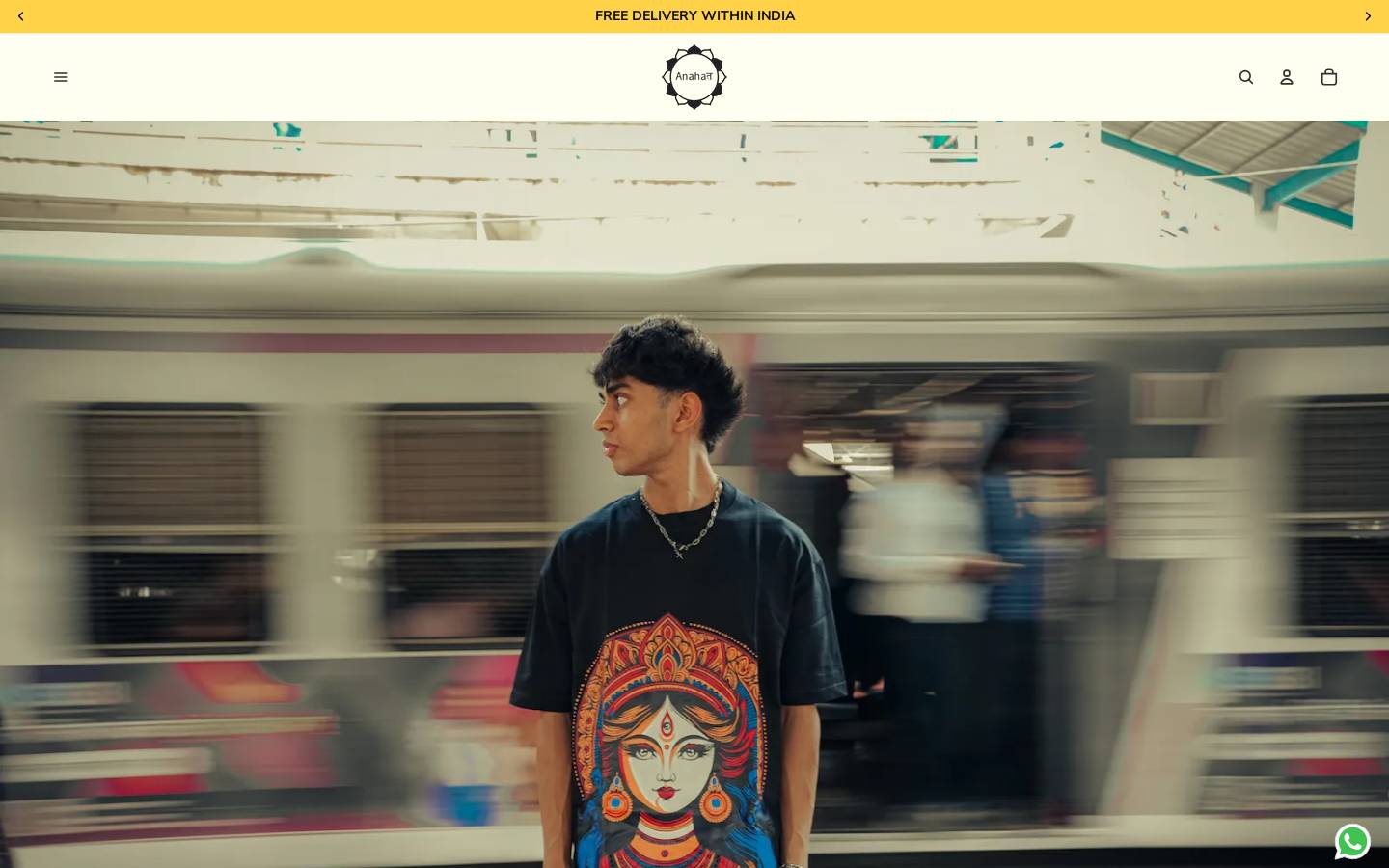 anahat.co.in homepage screenshot