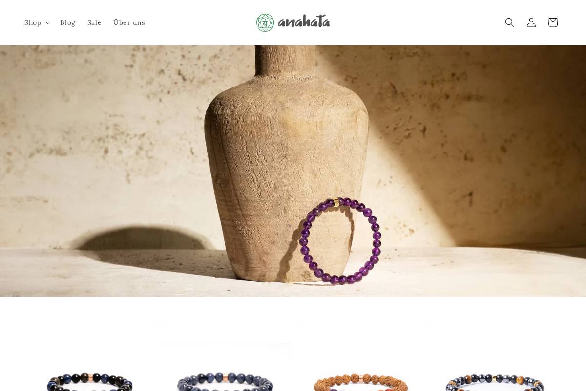 Anahata homepage screenshot