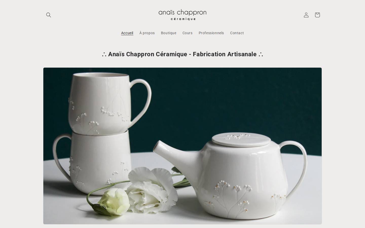 anaischappron.fr homepage screenshot
