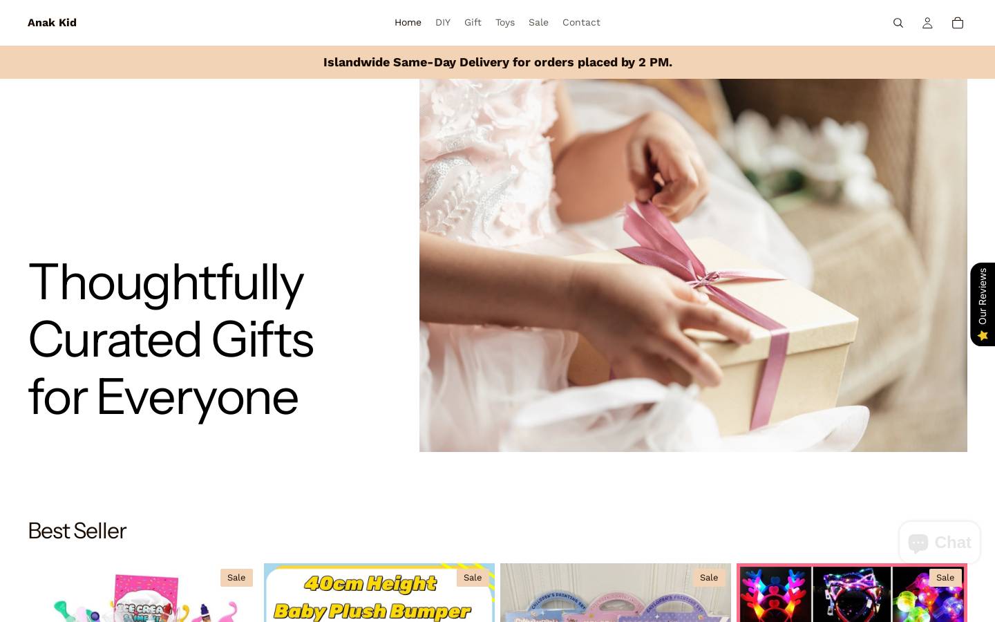 anakkid.com homepage screenshot