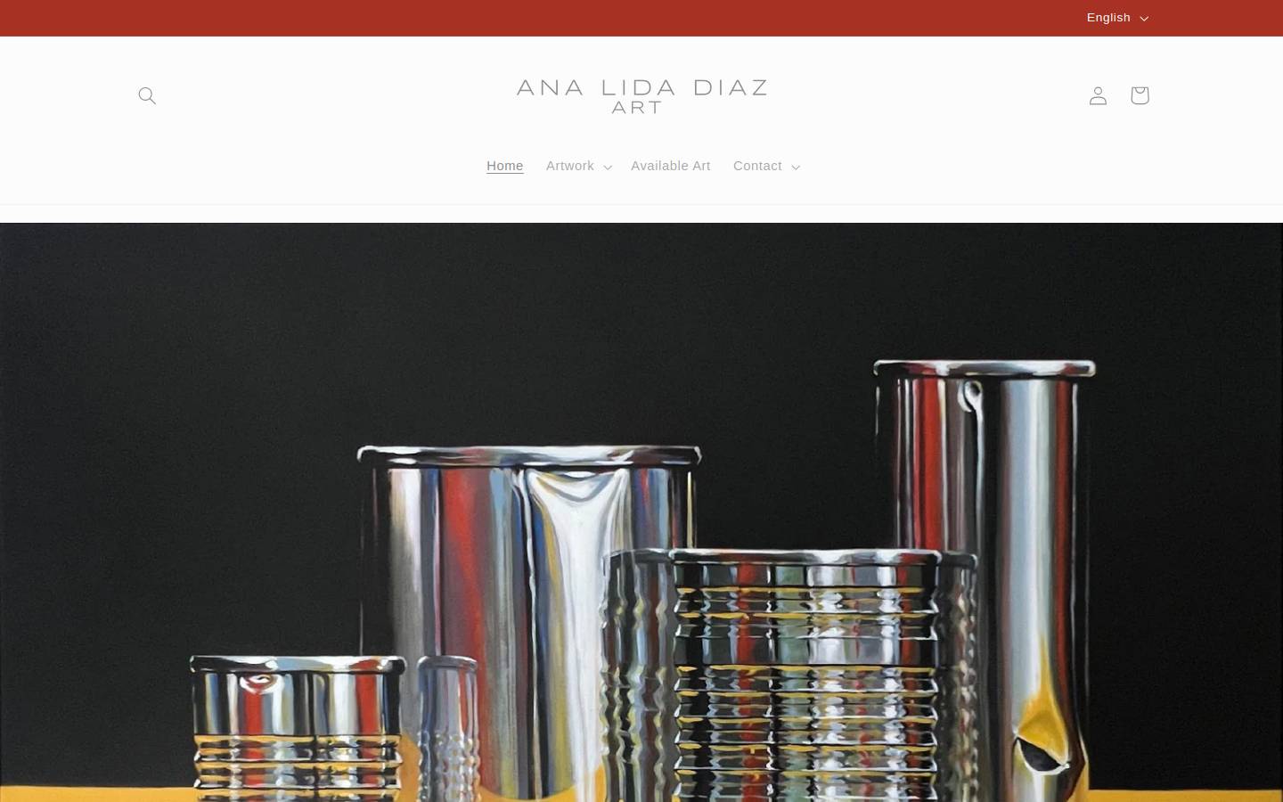 analidadiaz.art homepage screenshot
