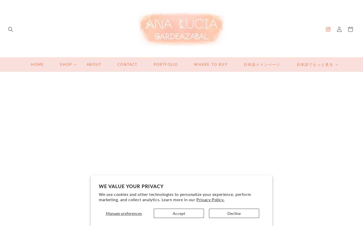 analuciag.com homepage screenshot