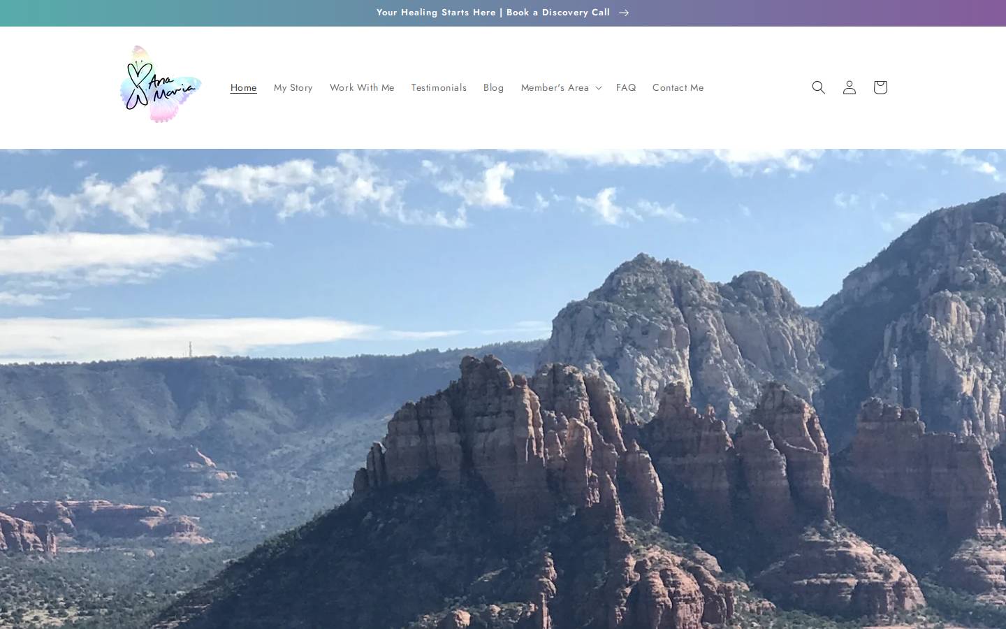 anamarialifecoach.com homepage screenshot