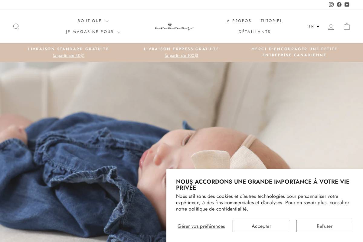 ananasco.ca homepage screenshot