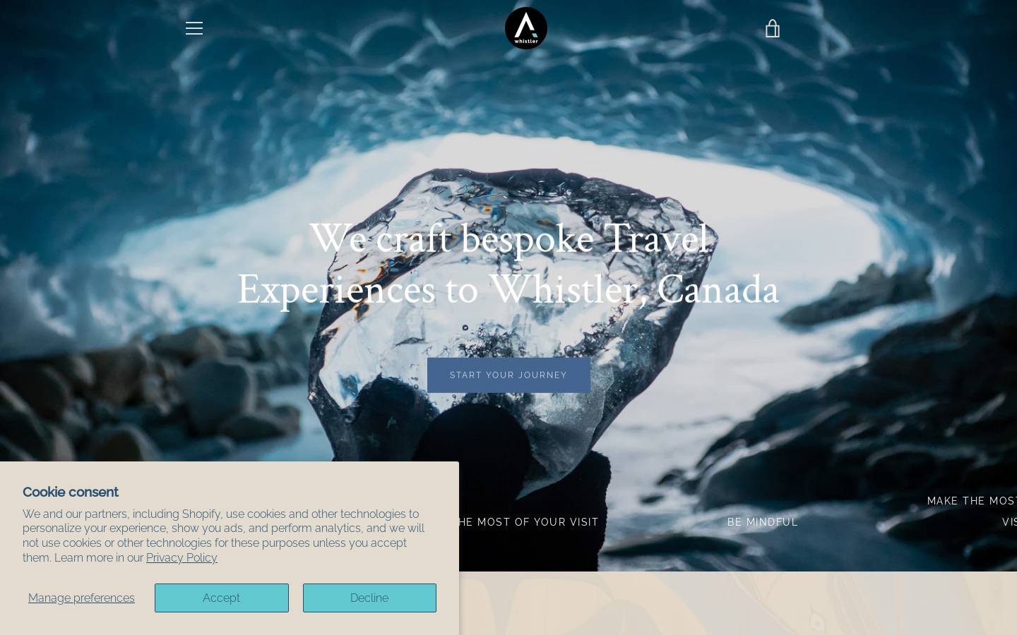 anandawhistler.com homepage screenshot