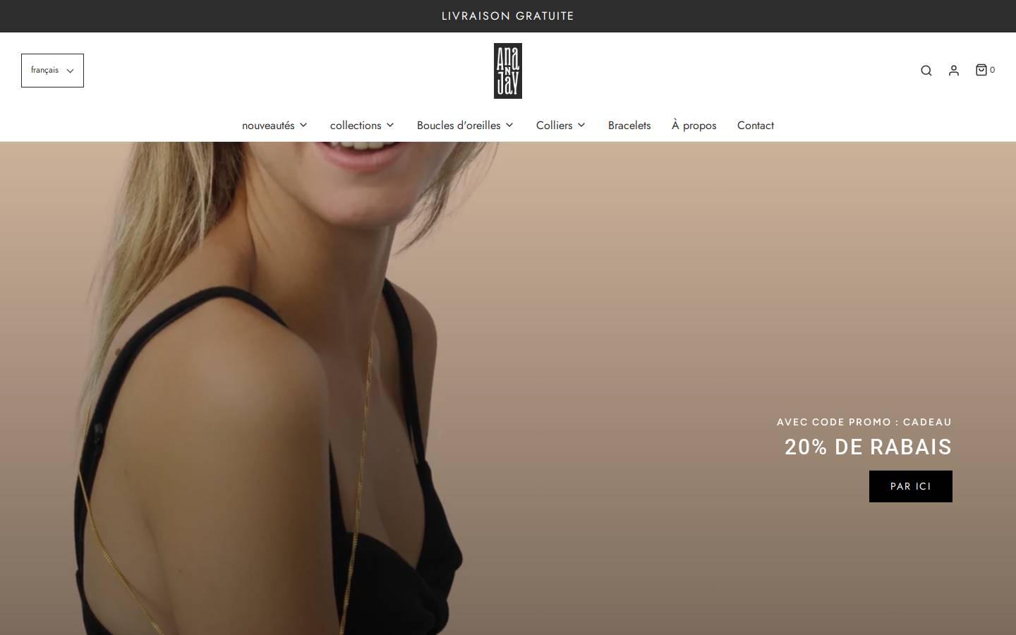 ananjay.com homepage screenshot