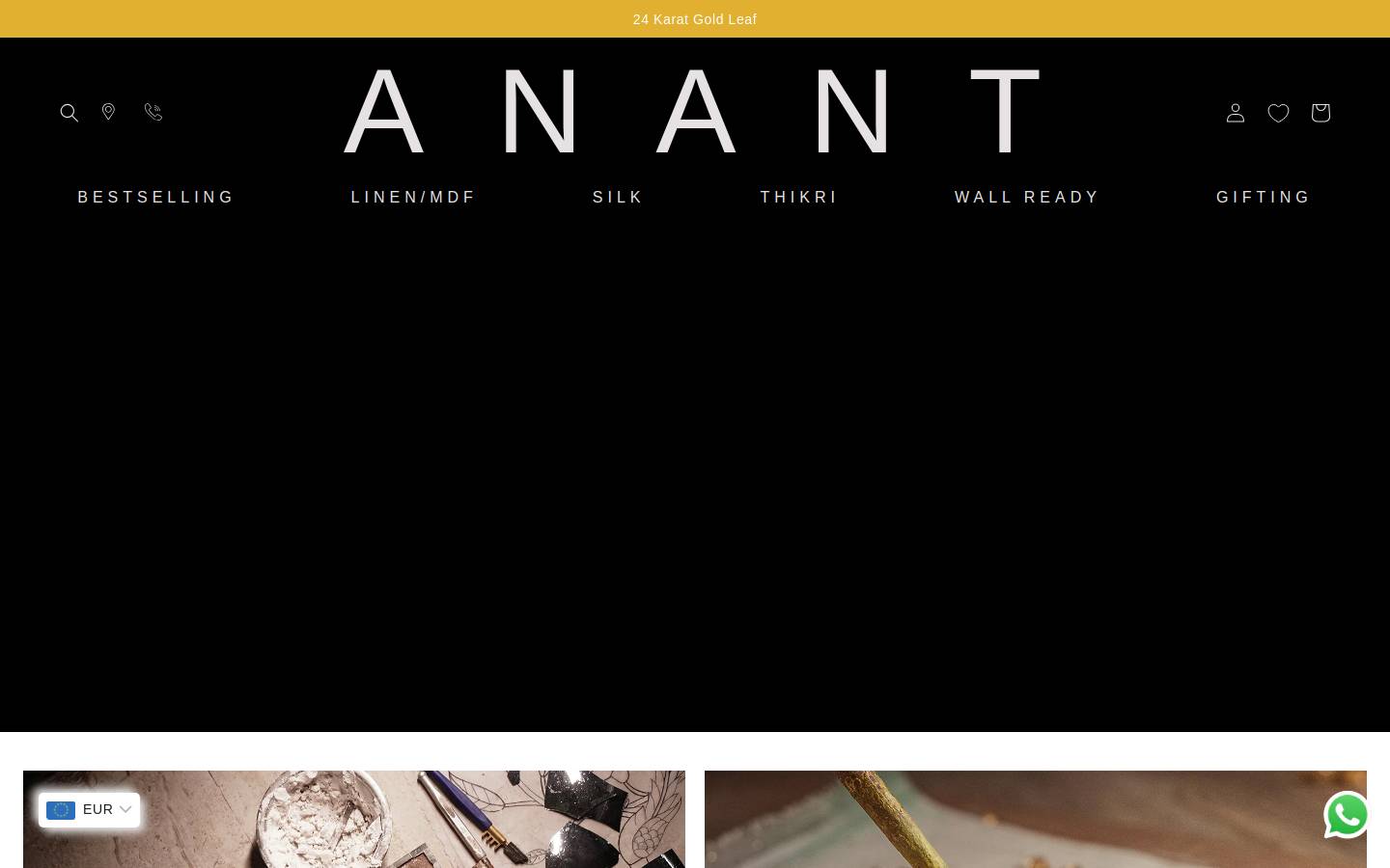 anantjaipur.com homepage screenshot