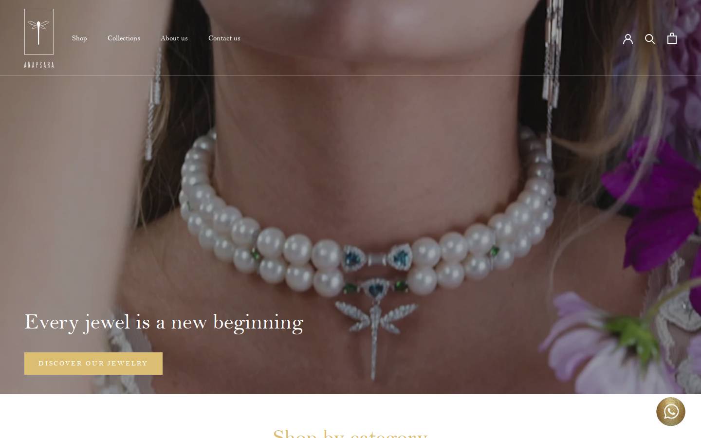 anapsara.com homepage screenshot