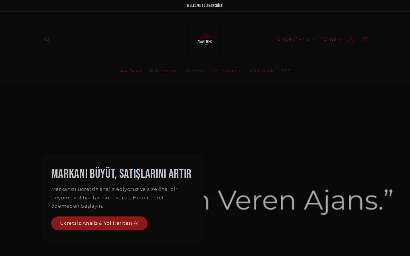 anarchier.com homepage screenshot