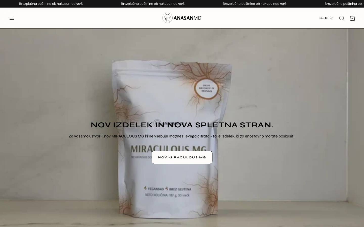 Anasan Md homepage screenshot
