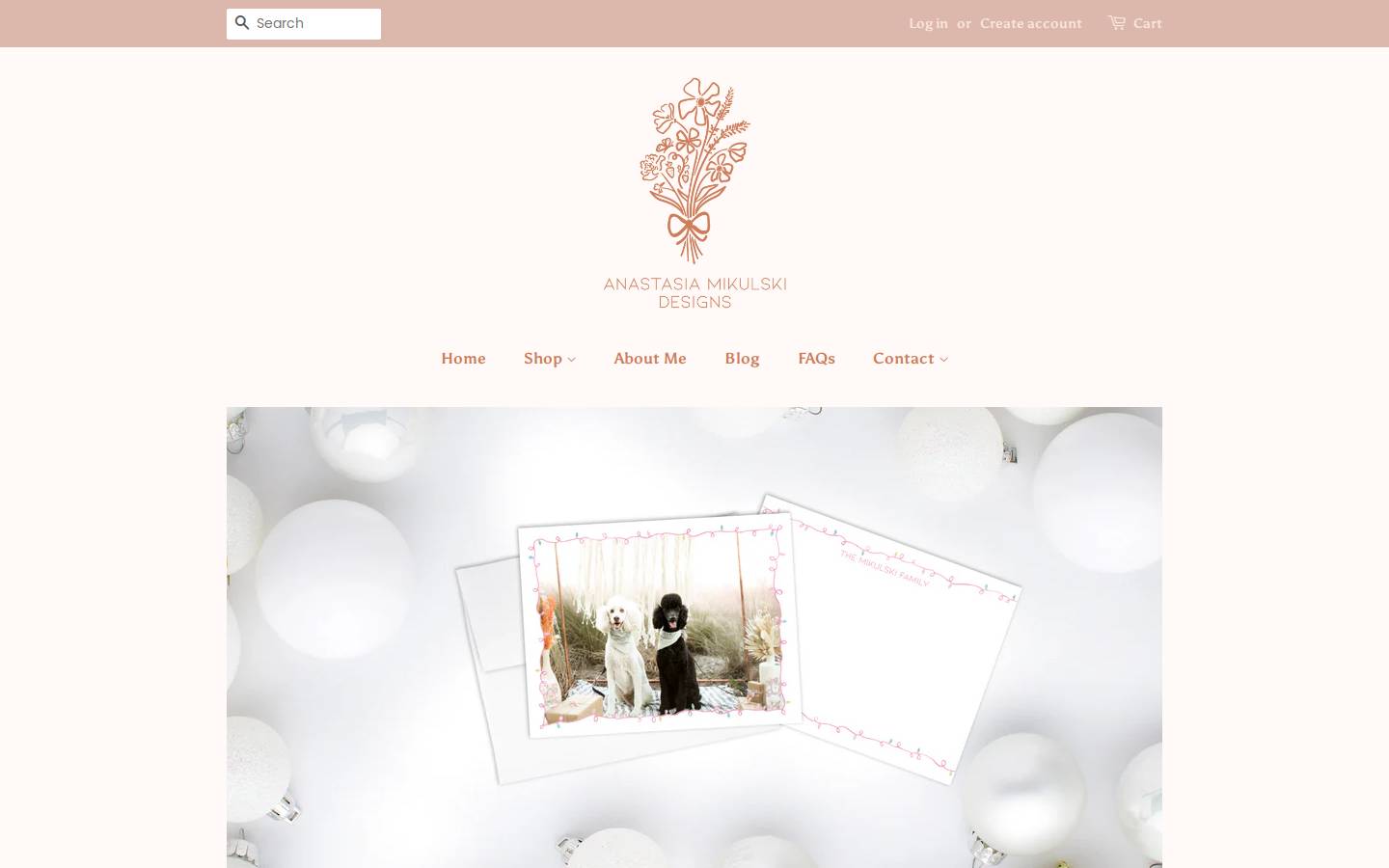 anastasiamikulski.com homepage screenshot