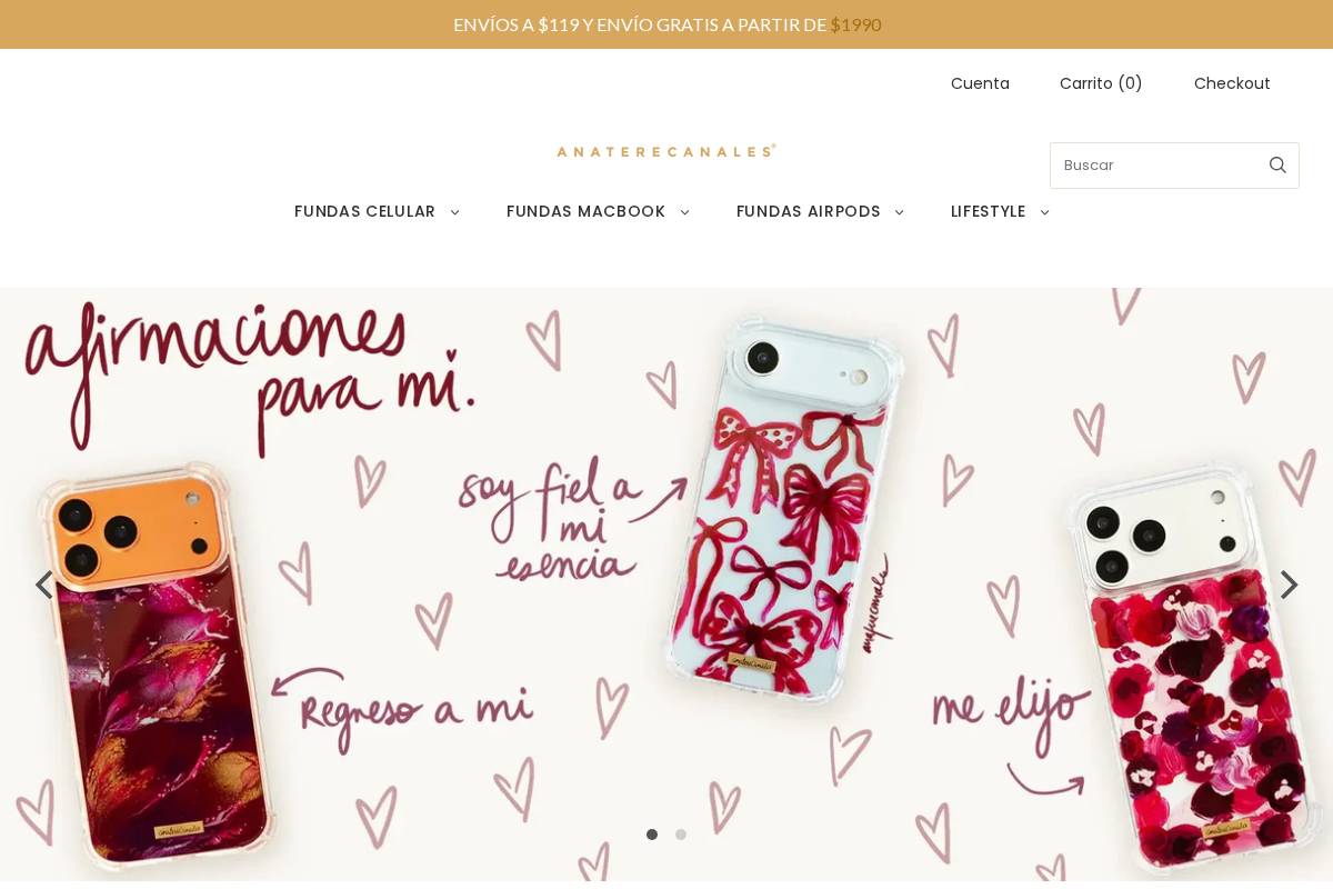 anaterecanales.com homepage screenshot