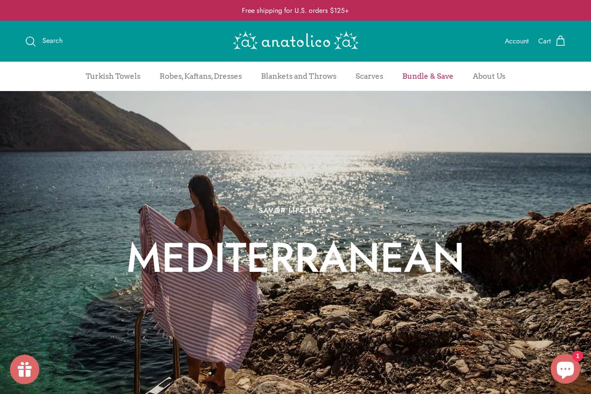 anatolico.co homepage screenshot