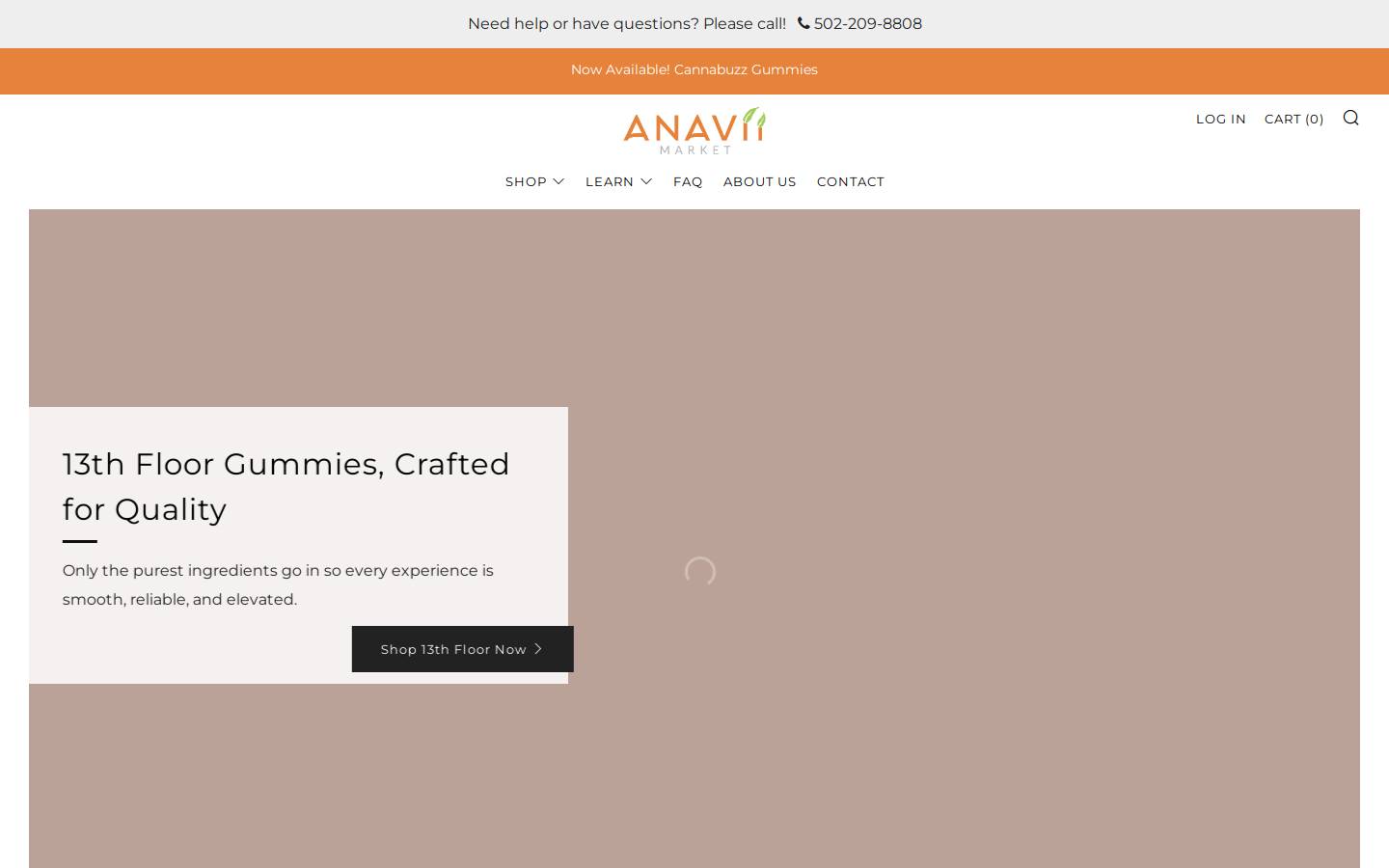 anavii.org homepage screenshot