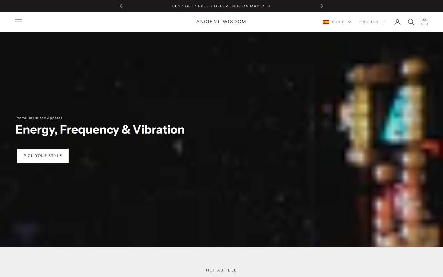 ancientwisdom.shop homepage screenshot