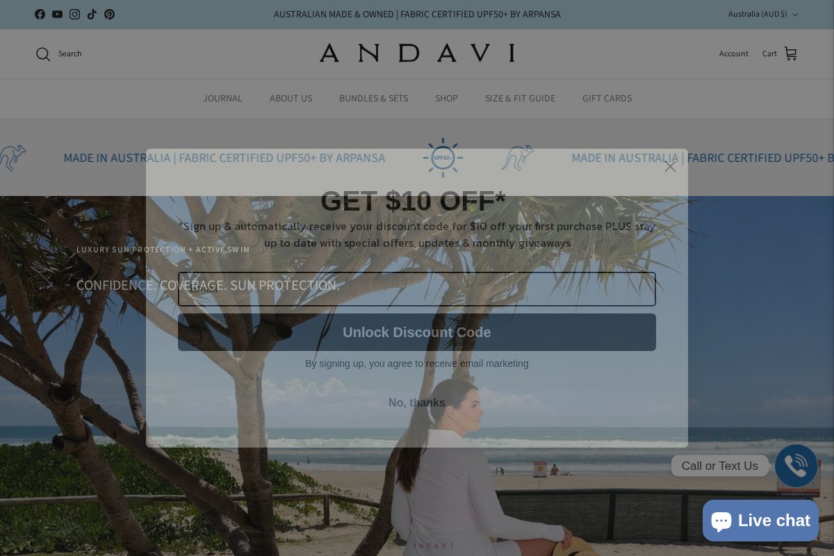 andaviswim.com homepage screenshot
