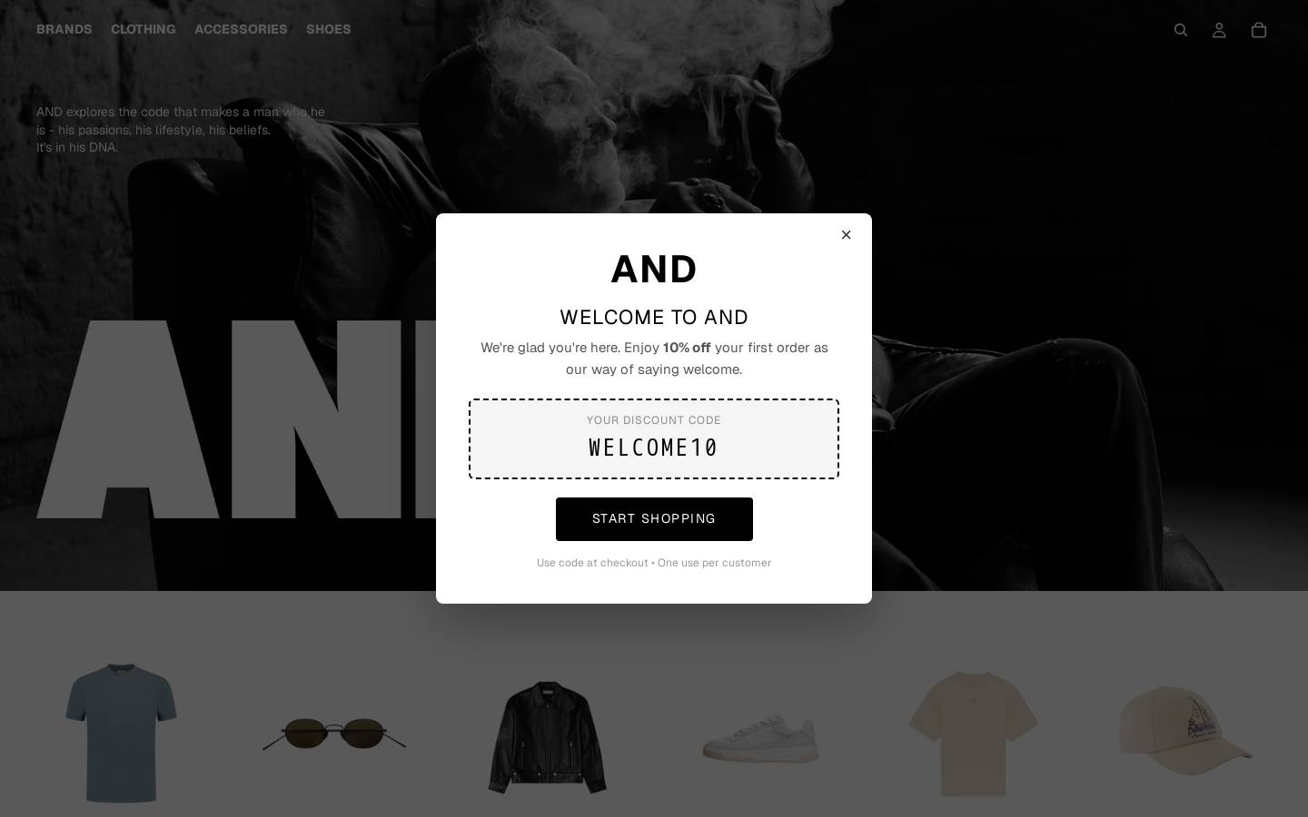 andcorner.com homepage screenshot