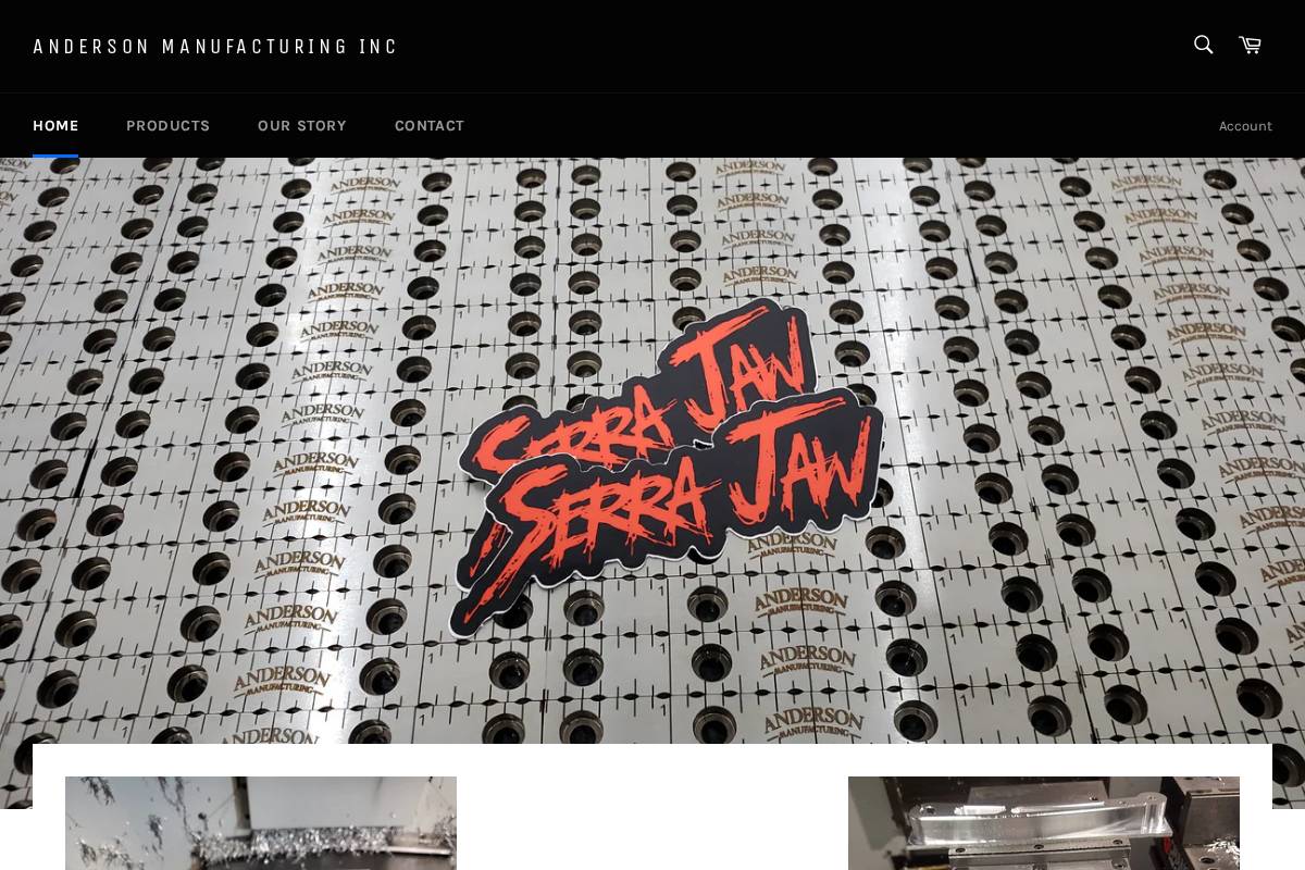 andersonmanufacturinginc.com homepage screenshot