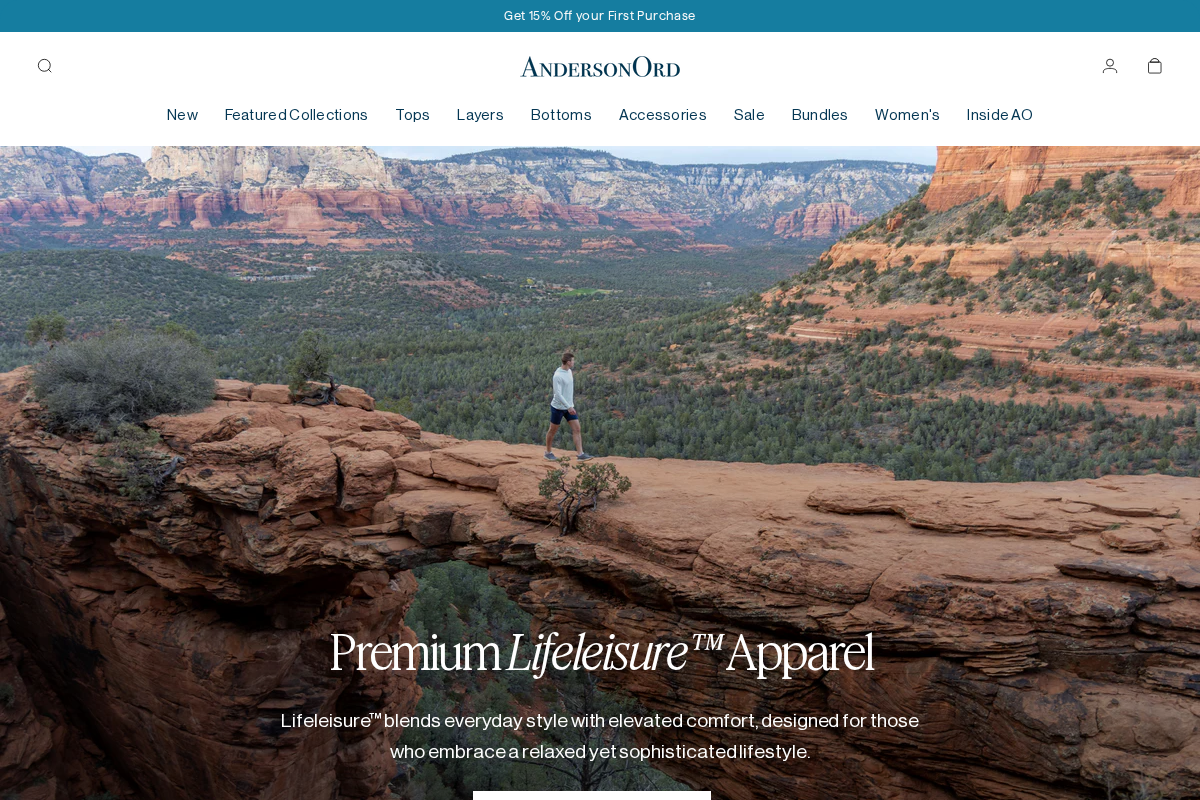 andersonord.com homepage screenshot