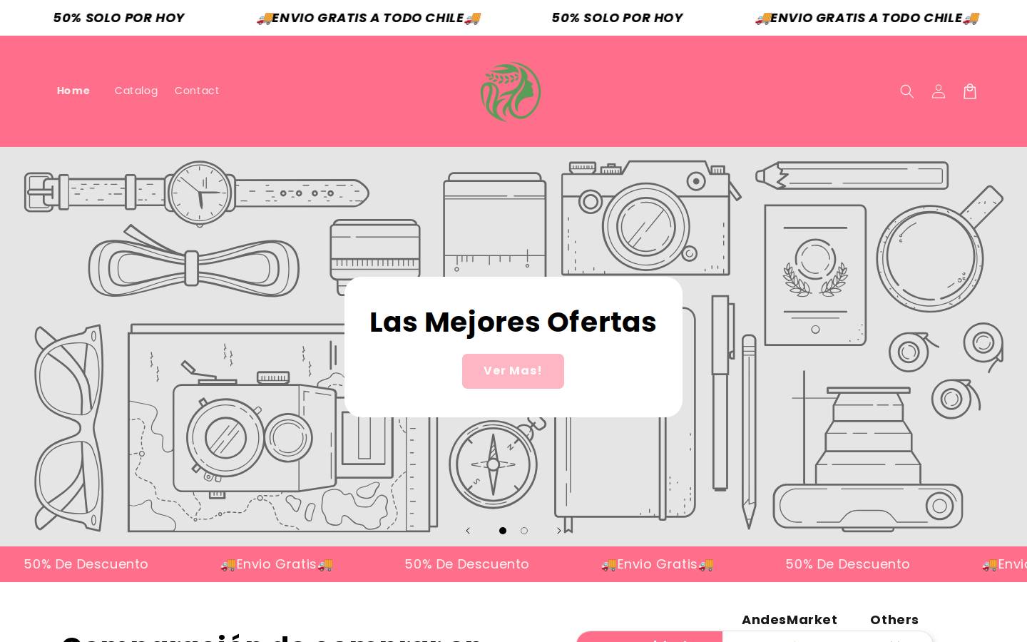 andesmarket.store homepage screenshot