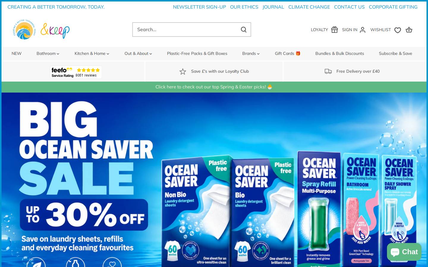 And Keep homepage screenshot