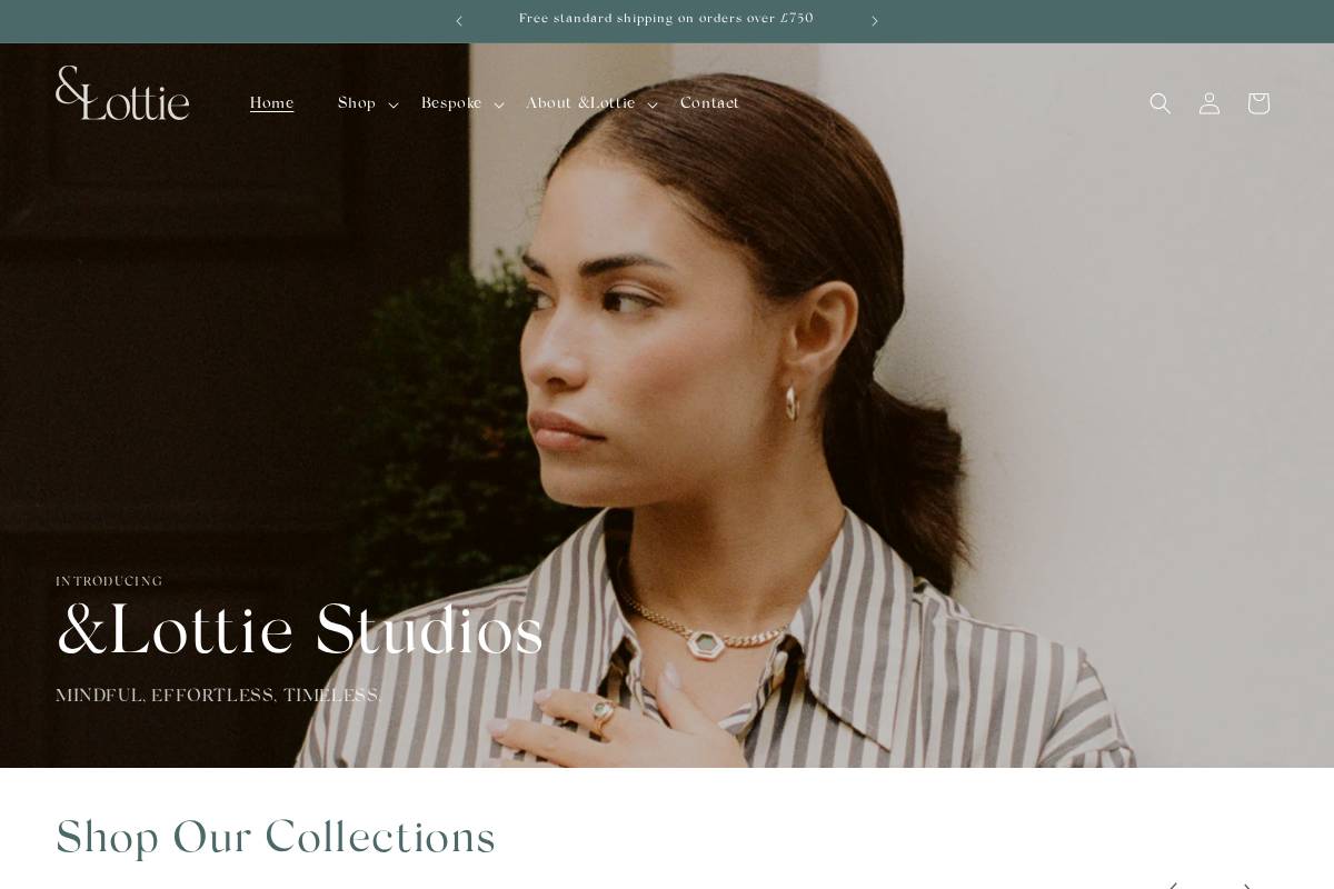 andlottie.com homepage screenshot