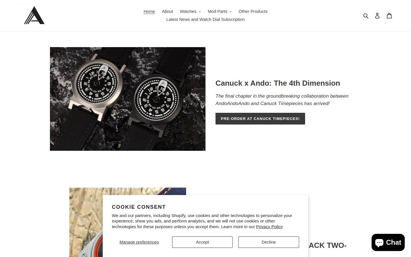 andoandoando.com homepage screenshot