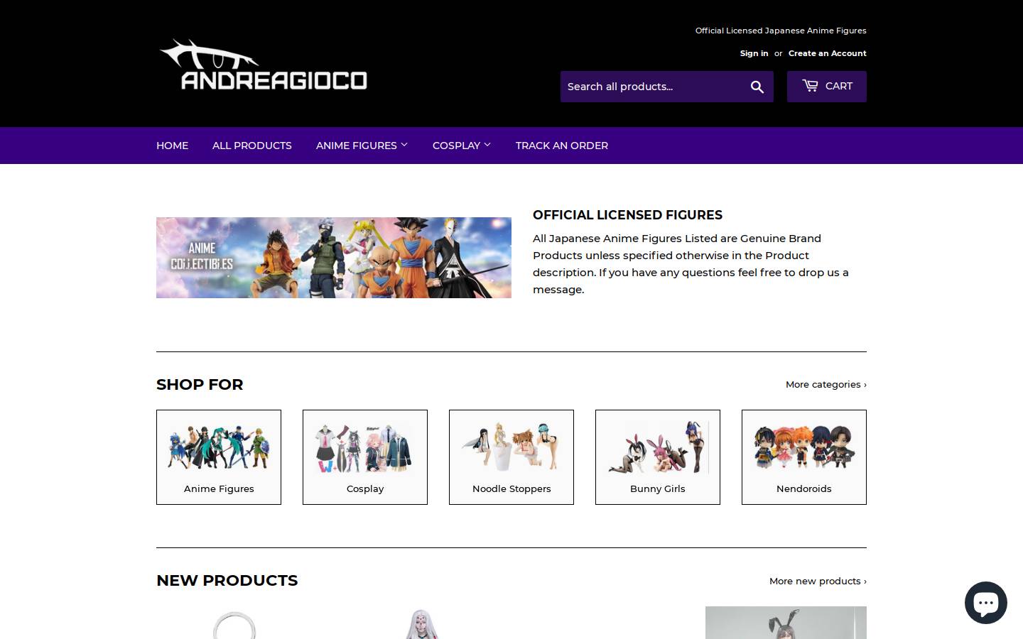 andreagioco.com homepage screenshot