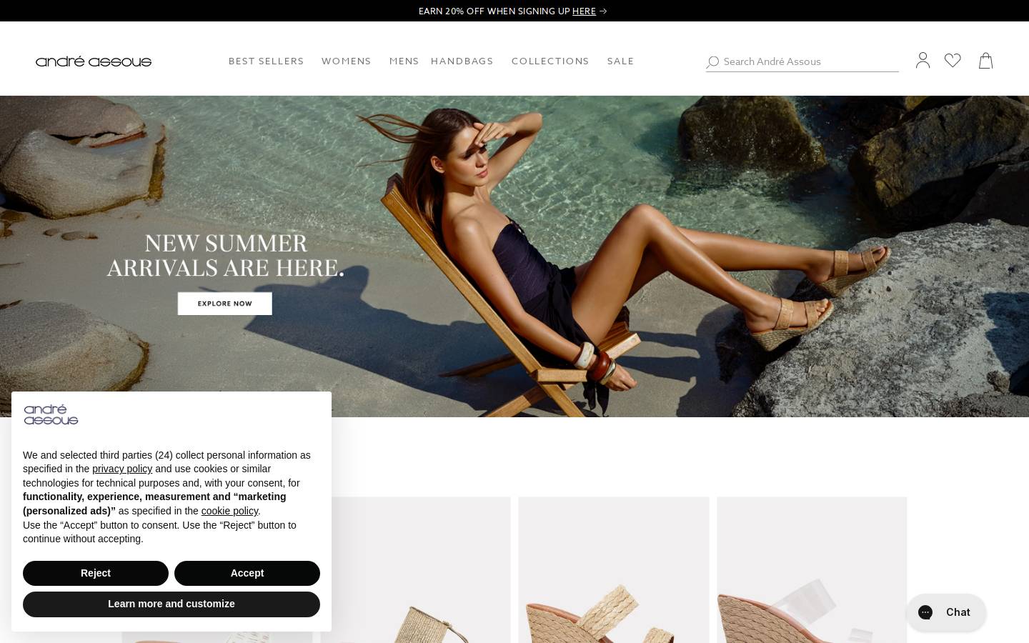 André Assous homepage screenshot
