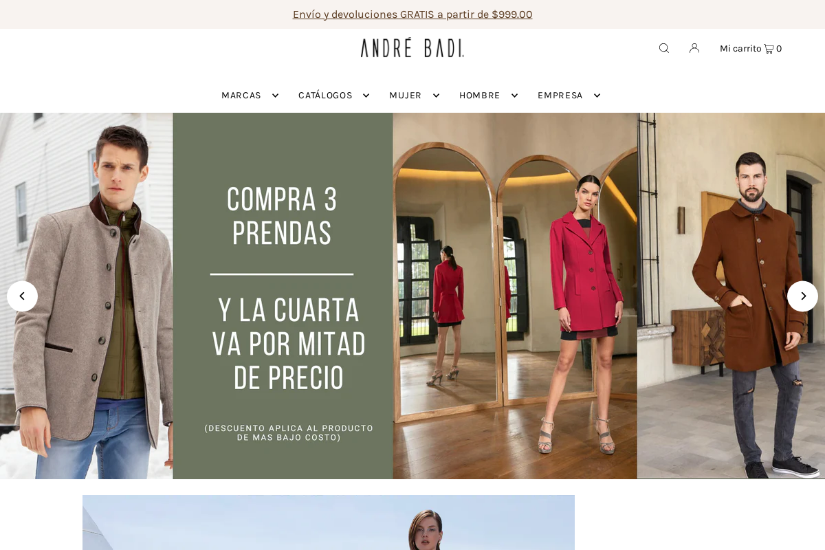 andrebadi2 homepage screenshot