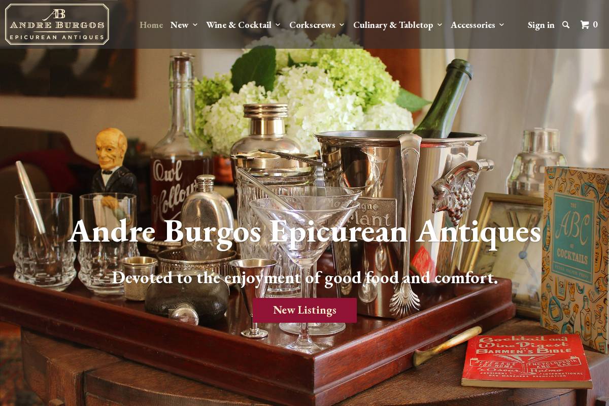 andreburgos.com homepage screenshot